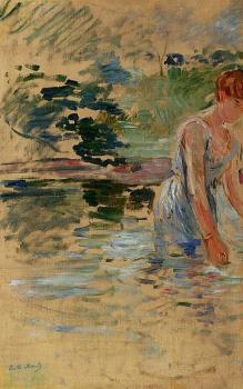 Berthe Morisot : The Bath at Mesnil